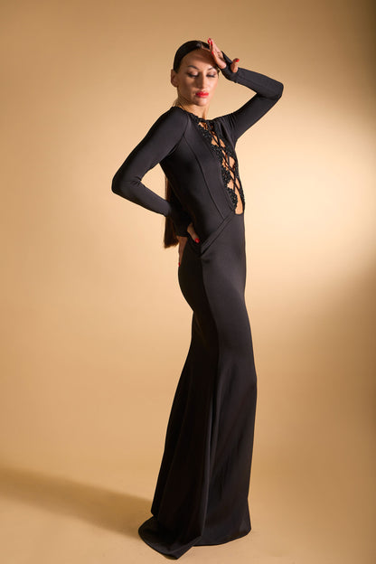 Pasarela Long Sleeves Evening Dress